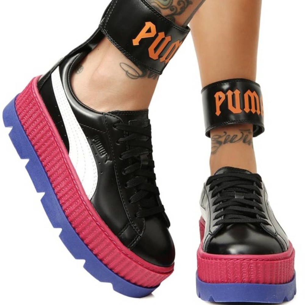 PUMA Fenty x Rihanna Ankle Strap Creeper platform Size 8 US - Picture 3 of 16